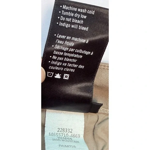 Paige Mens Sz 32 Federal Pants Khaki Brown Slim Fit Stretch Preppy Sporty - Picture 6 of 8